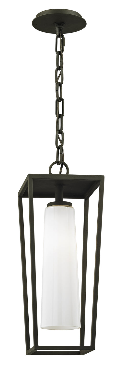 Troy Lighting F6357 Mission Beach One Light Hanging Lantern Outdoor Black
