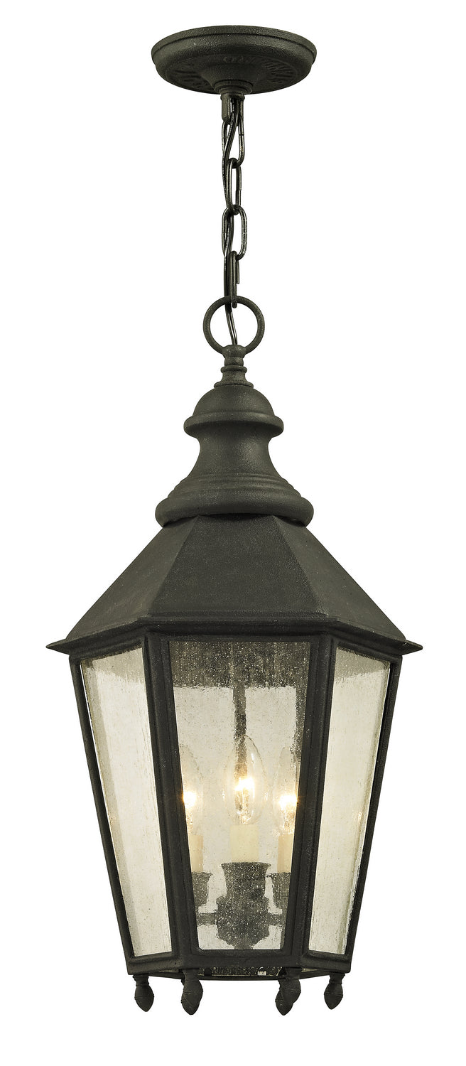 Troy Lighting F6437 Savannah Three Light Hanger Outdoor Bronze / Dark