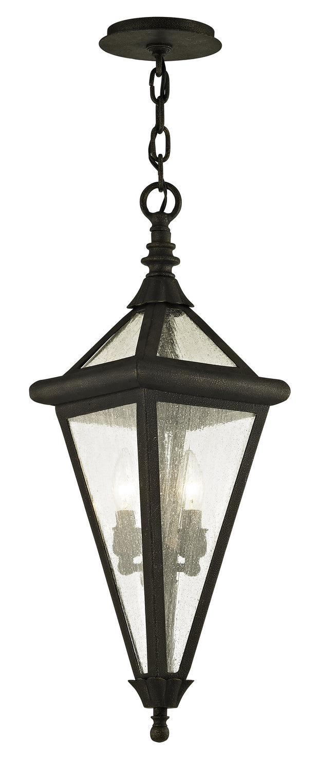 Troy Lighting F6477 Geneva Two Light Pendant Outdoor Bronze / Dark