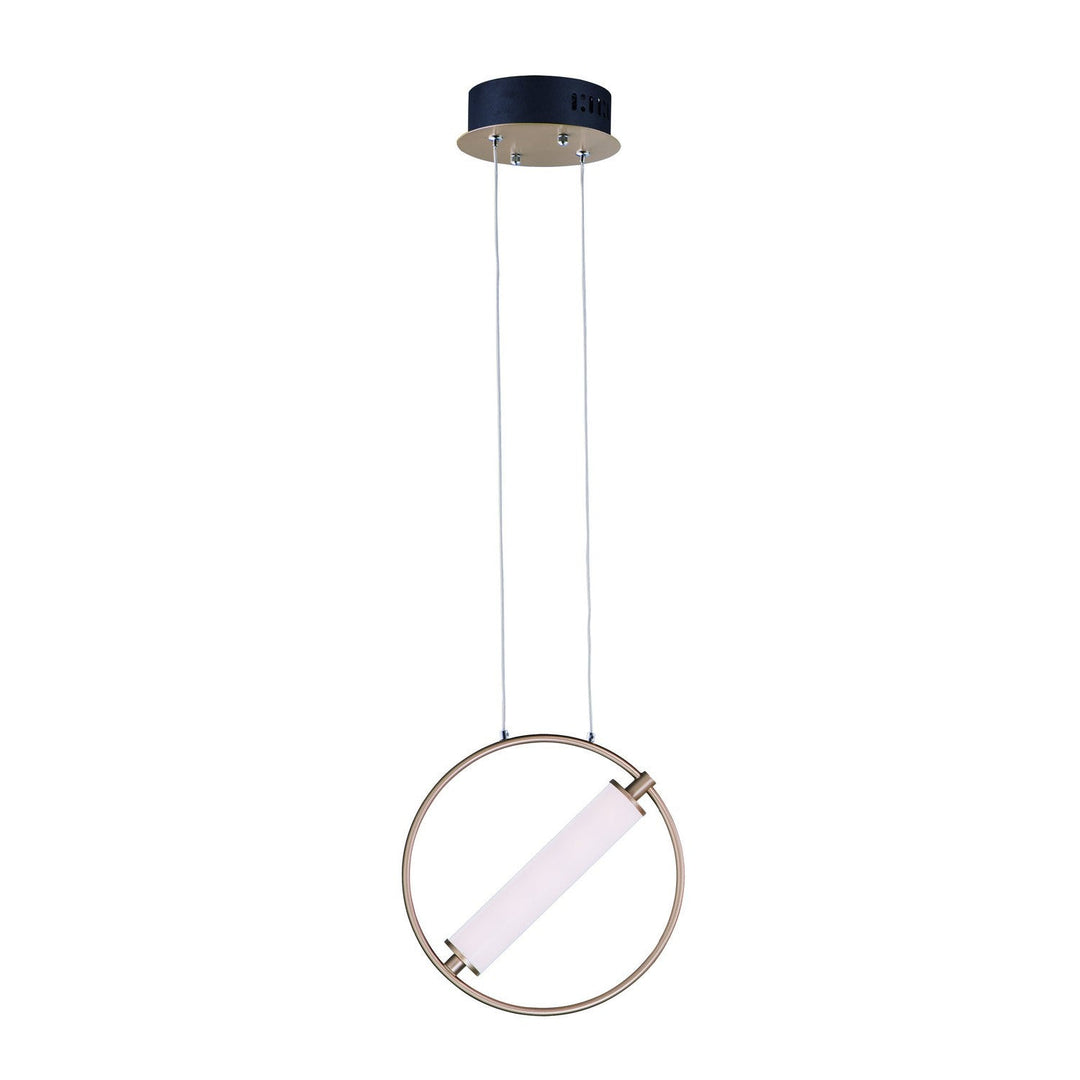 ET2 by Maxim Flare E23273-93BKSFTG Pendant Light - Black / Soft Gold