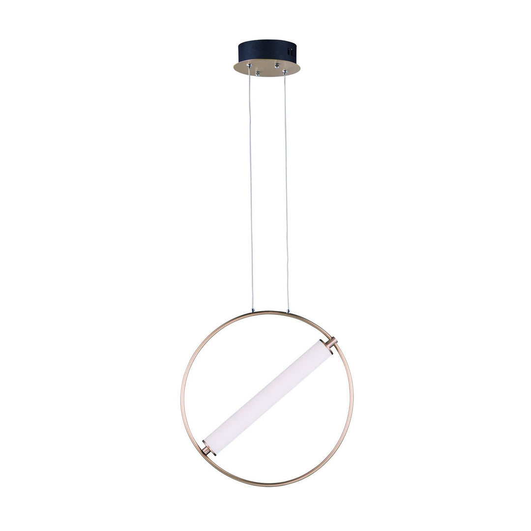 ET2 by Maxim Flare E23274-93BKSFTG Pendant Light - Black / Soft Gold
