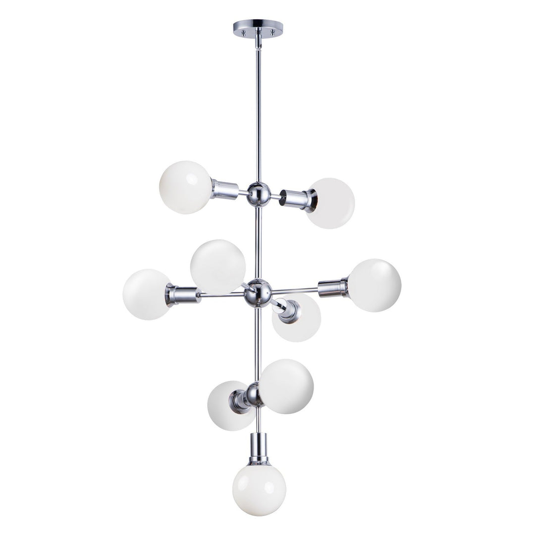 Maxim Molecule 11349PC Chandelier Light - Polished Chrome