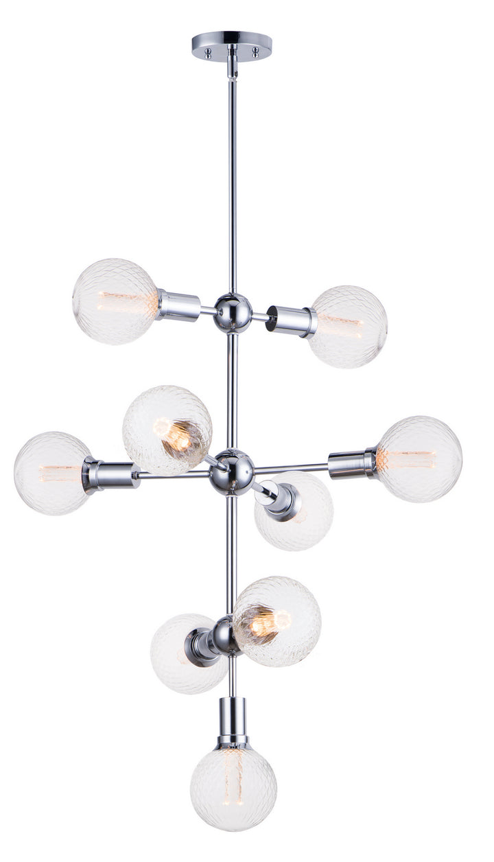 Maxim Molecule 11349PC/BUL-G40-PR Chandelier Light - Polished Chrome