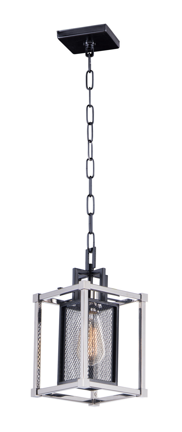 Maxim Refine 12159BKPN Pendant Light - Black / Polished Nickel