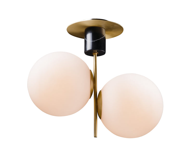 Maxim Vesper 26032SWSBRBK Ceiling Light - Satin Brass / Black