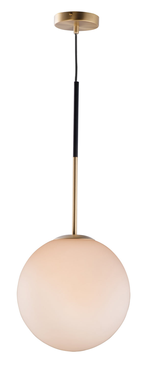Maxim Vesper 26034SWSBRBK Pendant Light - Satin Brass / Black