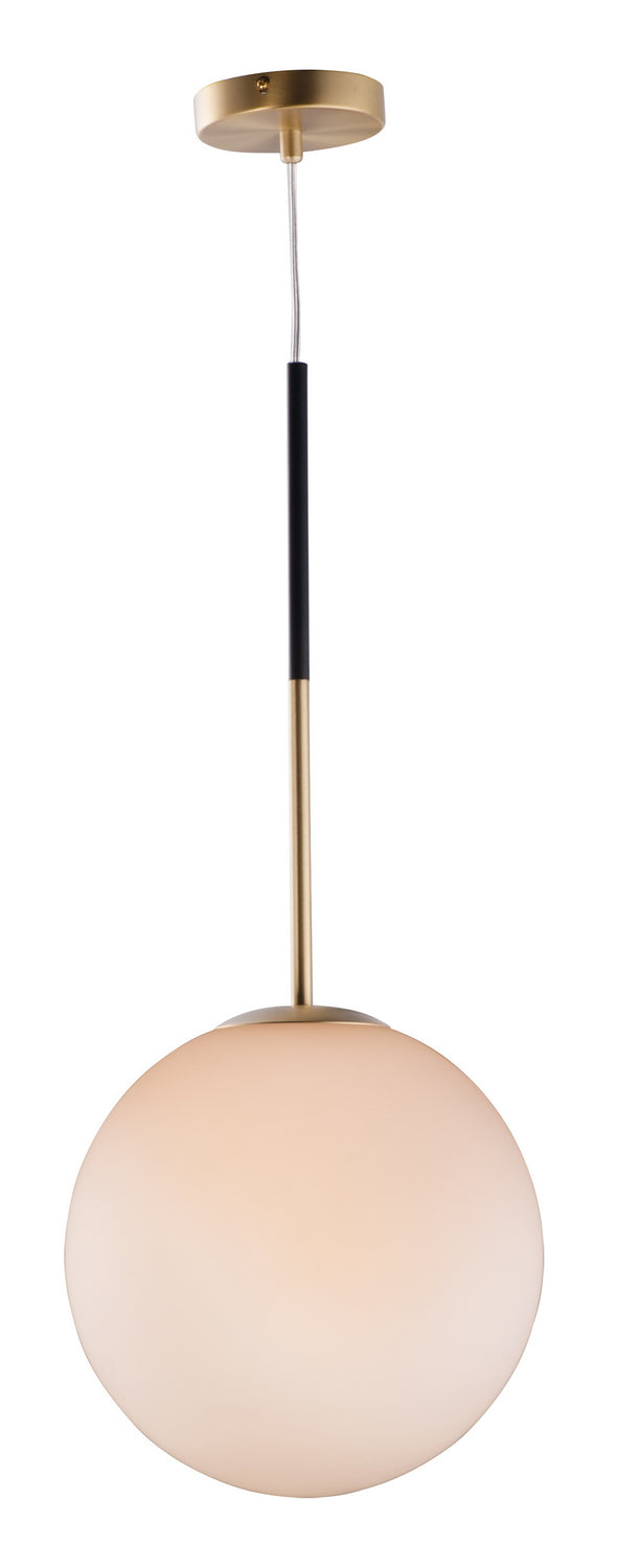 Maxim Vesper 26034SWSBRBK Pendant Light - Satin Brass / Black