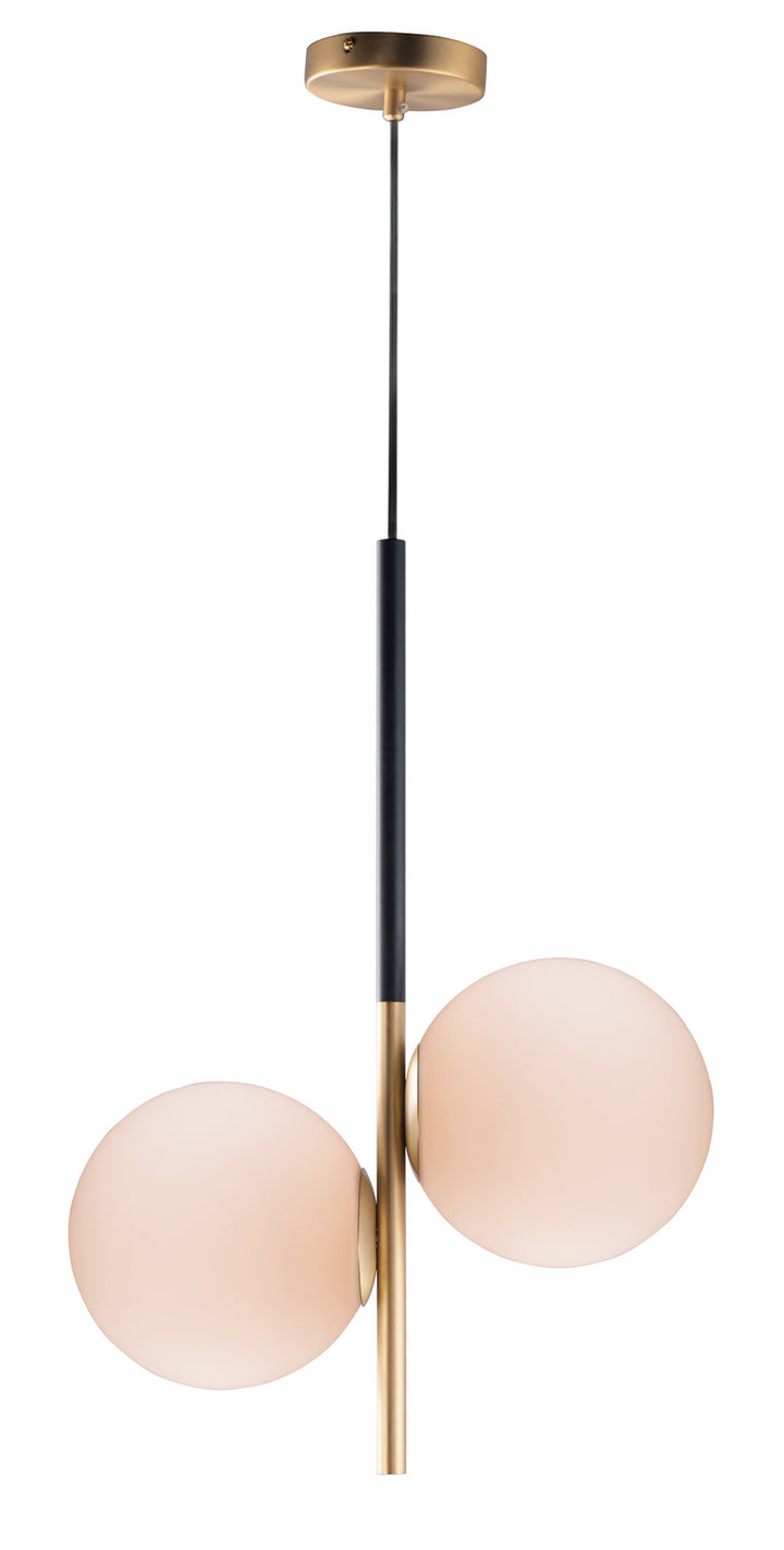 Maxim Vesper 26035SWSBRBK Chandelier Light - Satin Brass / Black
