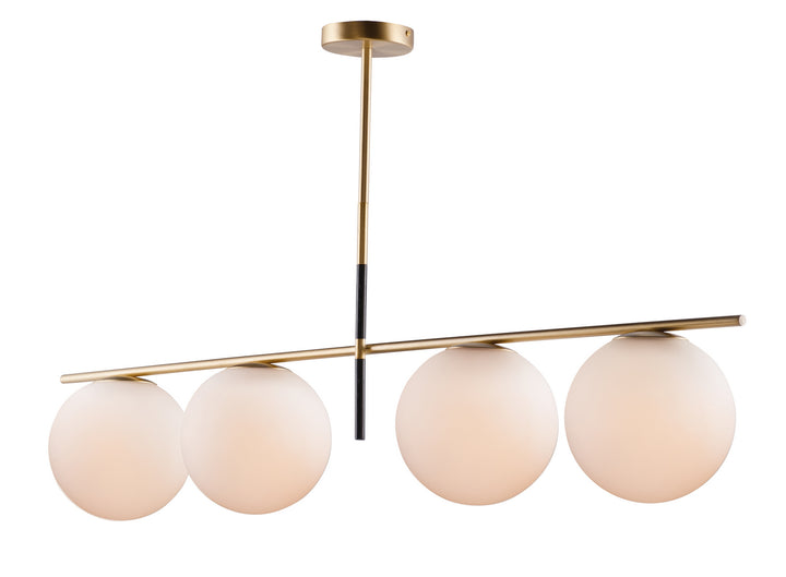 Maxim Vesper 26036SWSBRBK Pendant Light - Satin Brass / Black