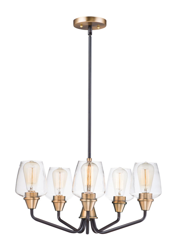 Maxim Goblet 26125CLBZAB Chandelier Light - Bronze / Antique Brass