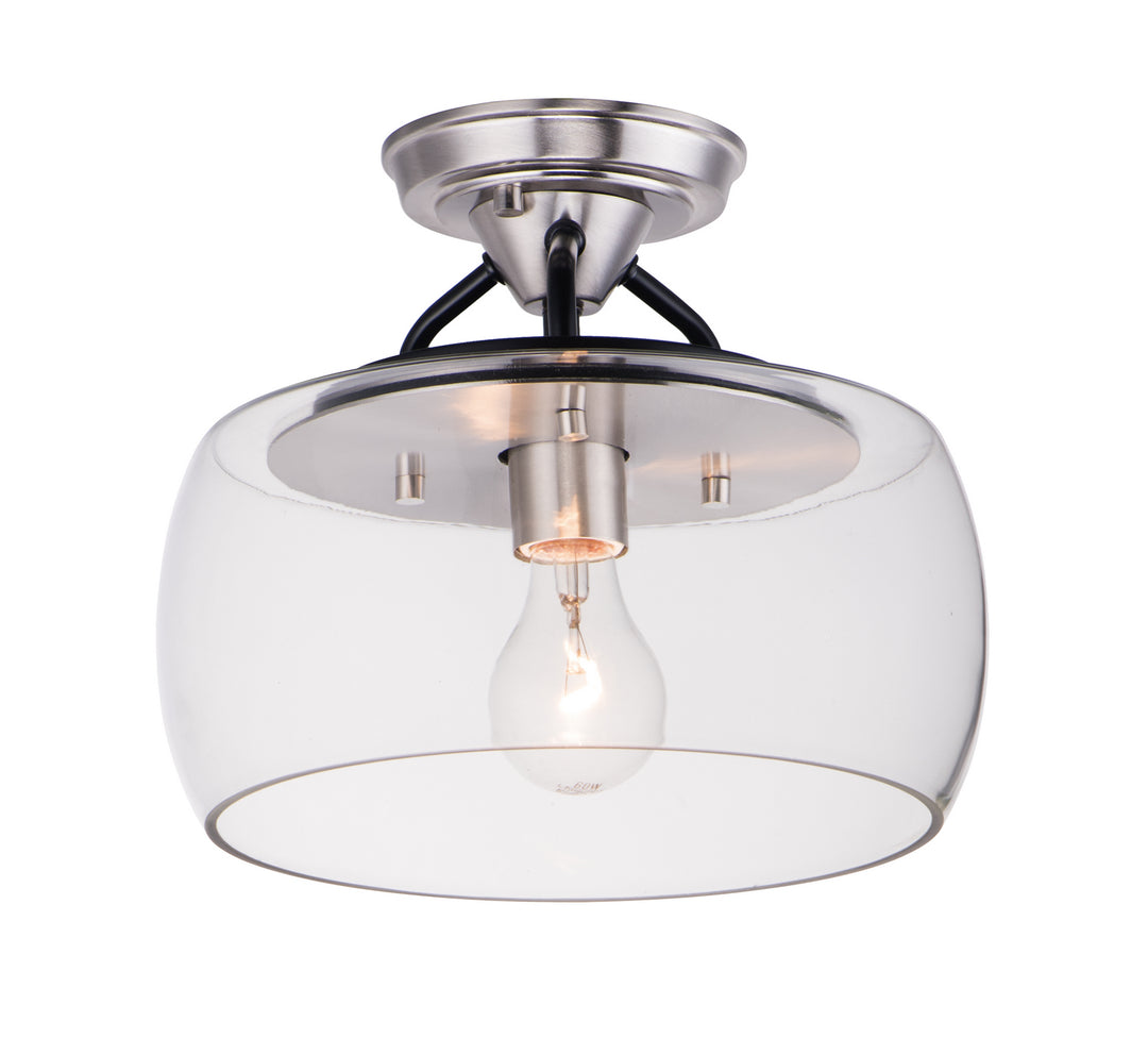 Maxim Goblet 26129CLBKSN Ceiling Light - Black / Satin Nickel