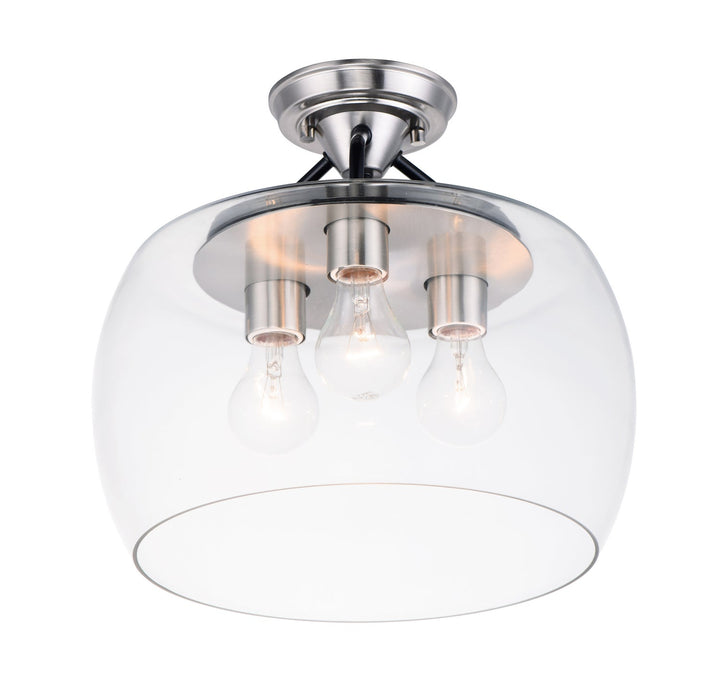 Maxim Goblet 26130CLBKSN Ceiling Light - Black / Satin Nickel