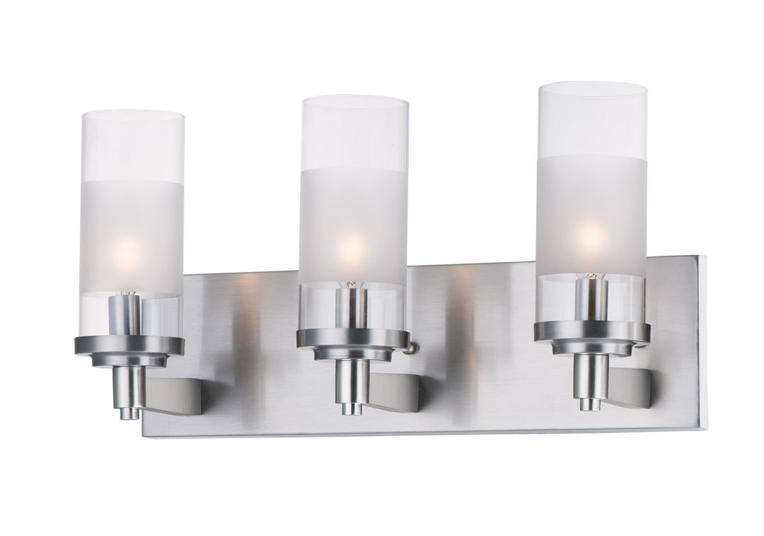 Maxim Crescendo 26323CLFTSN Bath Vanity Light 18 in. wide - Satin Nickel