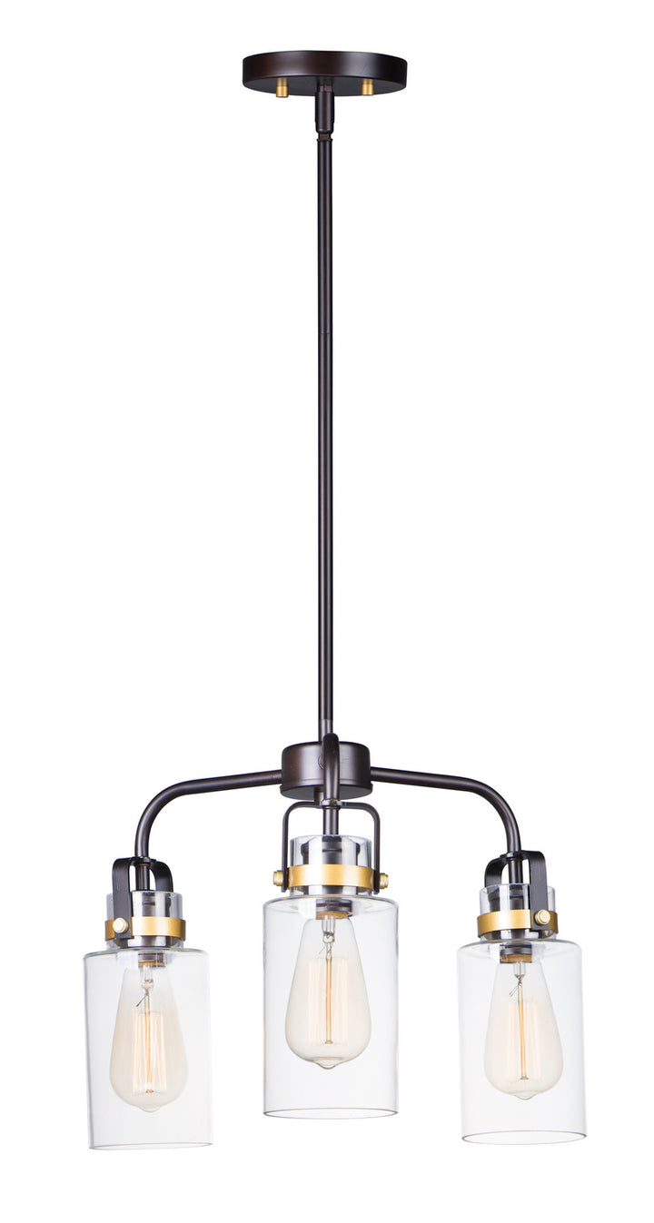 Maxim Magnolia 30174CLBZGLD Chandelier Light - Bronze / Gold