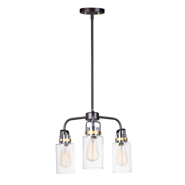Maxim Magnolia 30174CLBZGLD Chandelier Light - Bronze / Gold
