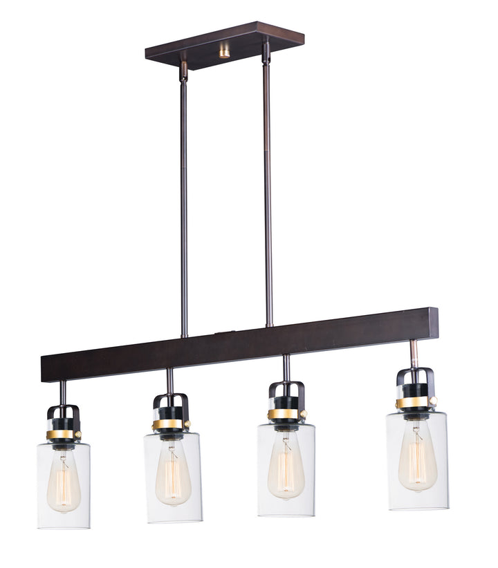Maxim Magnolia 30176CLBZGLD Pendant Light - Bronze / Gold
