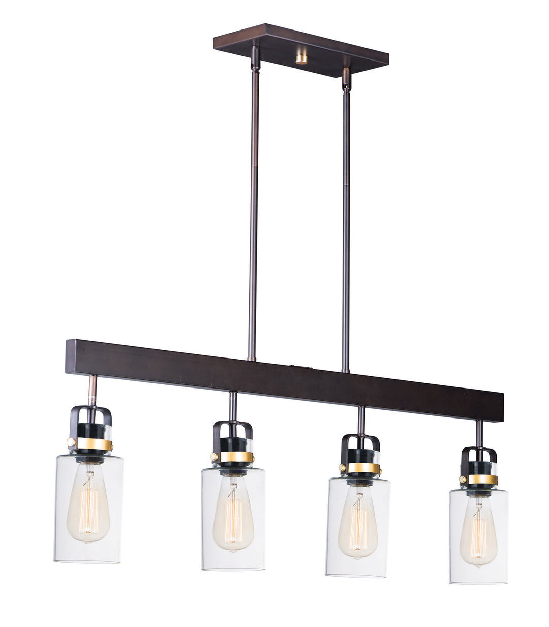 Maxim Magnolia 30176CLBZGLD Pendant Light - Bronze / Gold