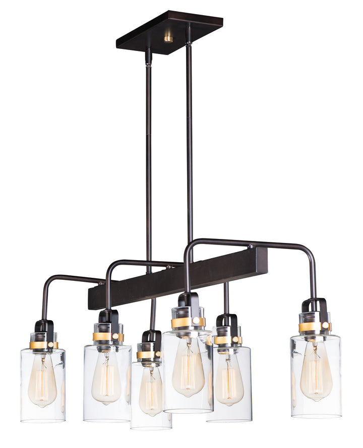 Maxim Magnolia 30177CLBZGLD Pendant Light - Bronze / Gold