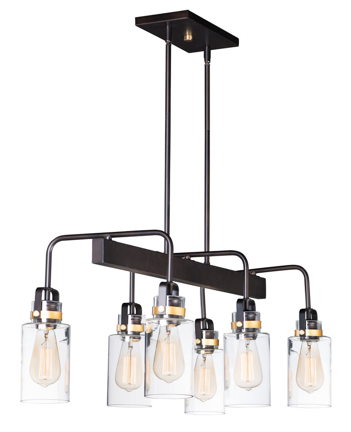 Maxim Magnolia 30177CLBZGLD Pendant Light - Bronze / Gold