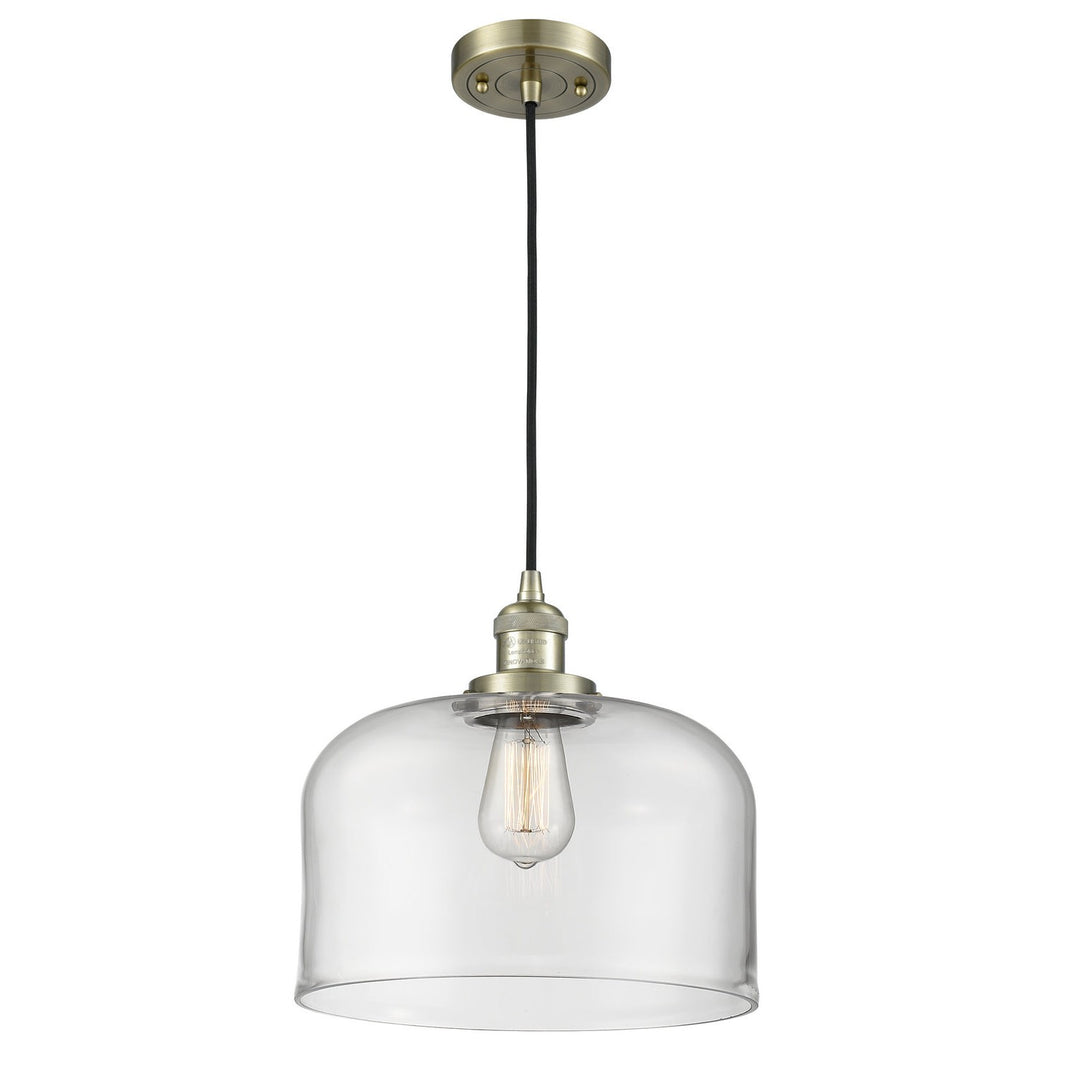 Innovations Franklin Restoration 201C-AB-G72-L Pendant Light - Antique Brass