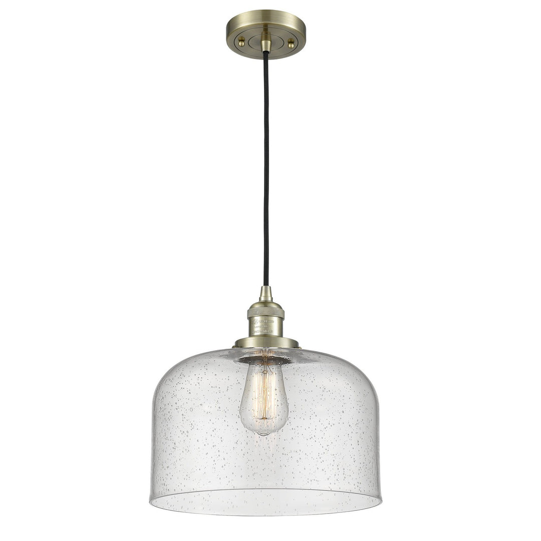 Innovations Franklin Restoration 201C-AB-G74-L Pendant Light - Antique Brass