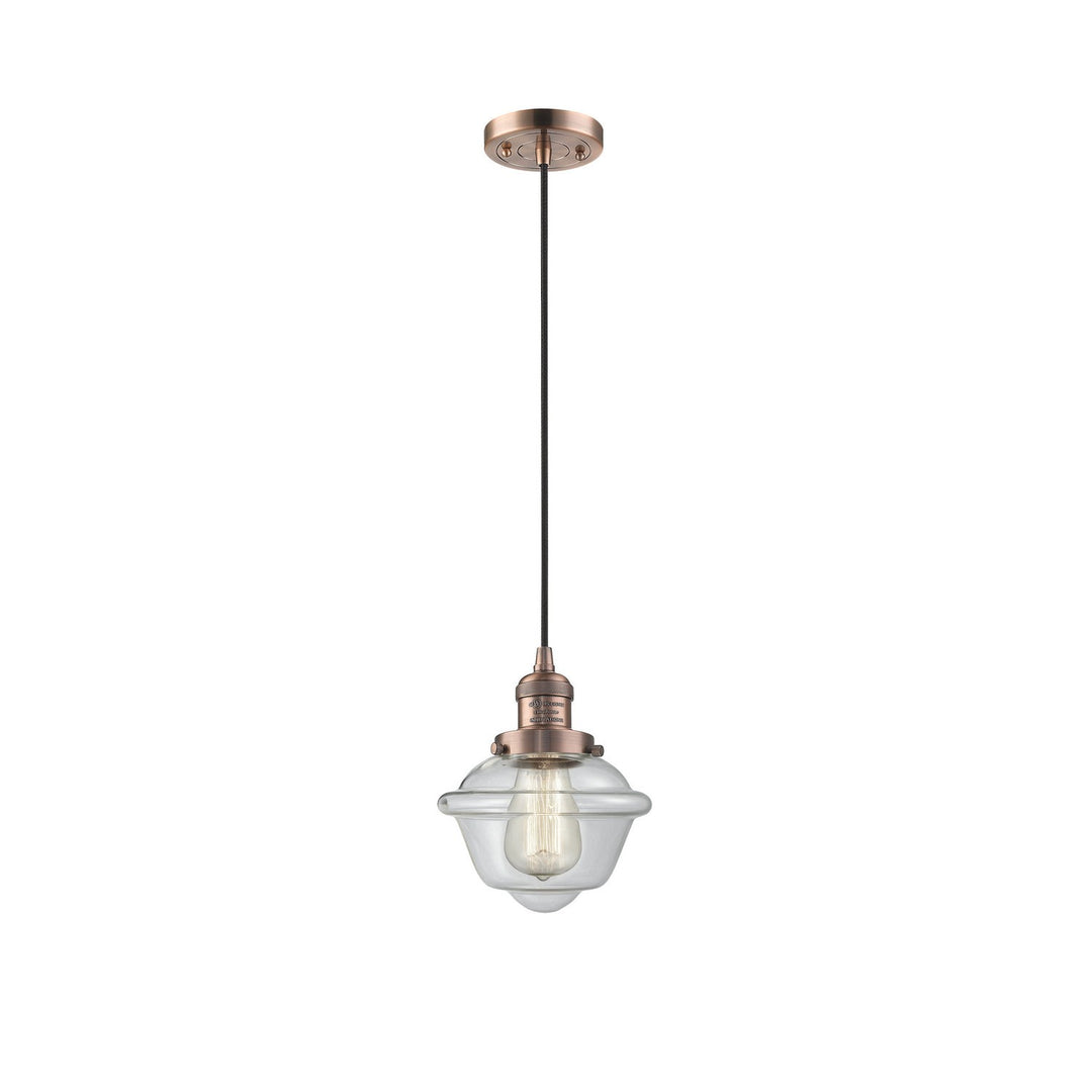 Innovations Franklin Restoration 201C-AC-G532 Pendant Light - Antique Copper