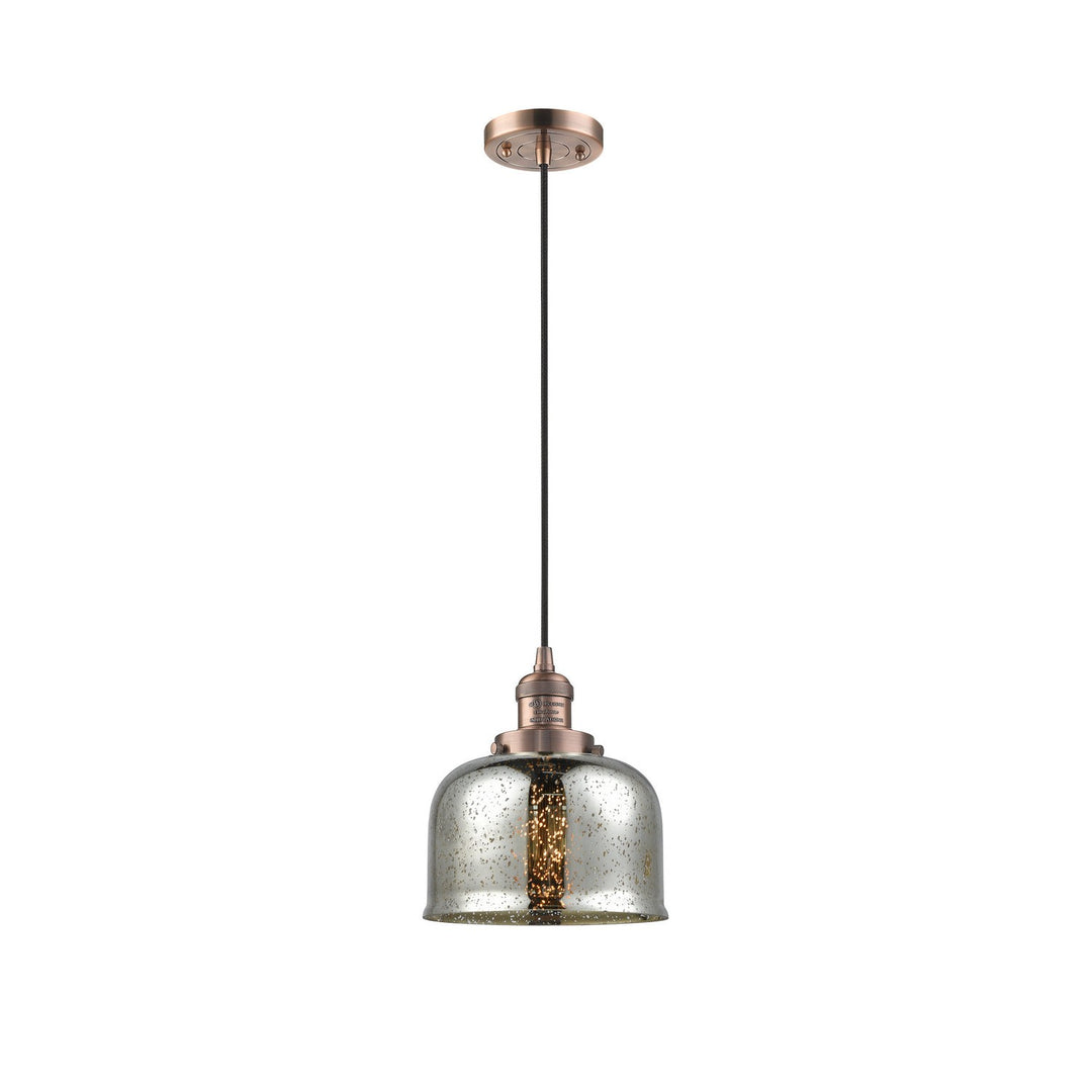 Innovations Franklin Restoration 201C-AC-G78 Pendant Light - Antique Copper