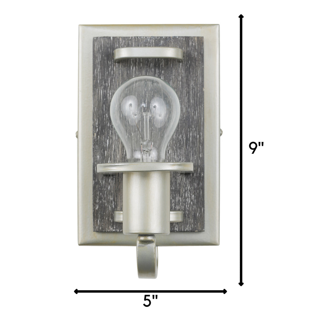 Varaluz Lofty 268B01SOG Wall Sconce Light - Silverado