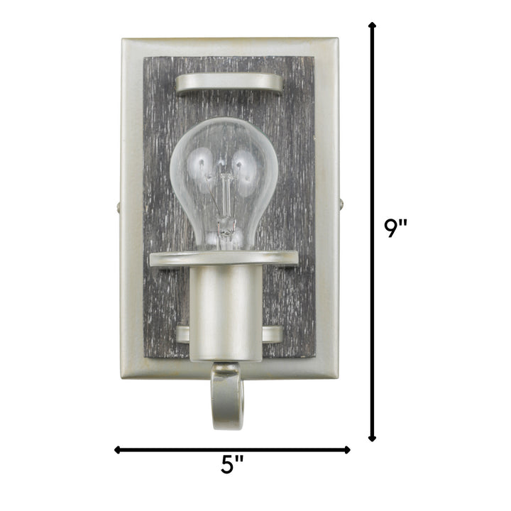 Varaluz Lofty 268B01SOG Wall Sconce Light - Silverado