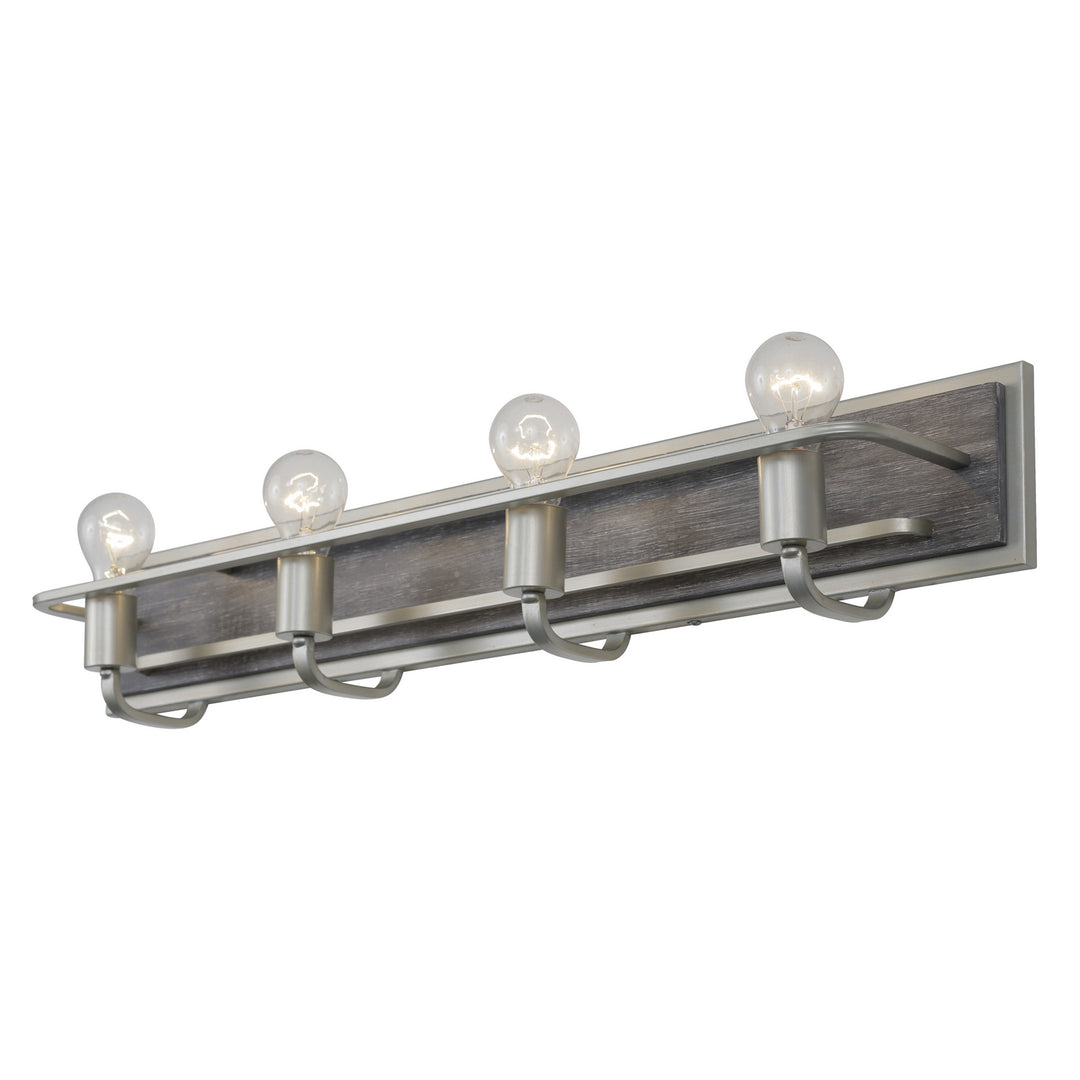 Varaluz Lofty 268B04SOG Bath Vanity Light 35 in. wide - Silverado