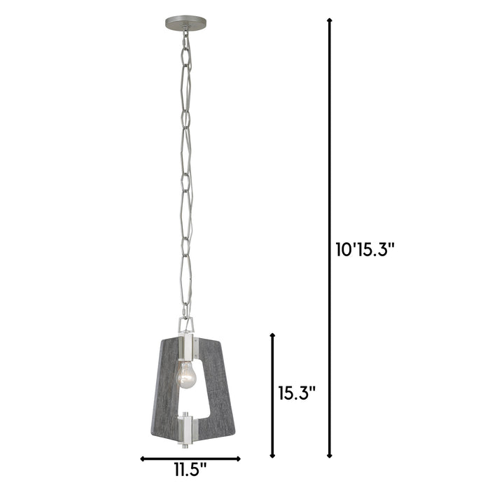 Varaluz Lofty 268M01SOG Pendant Light - Silverado
