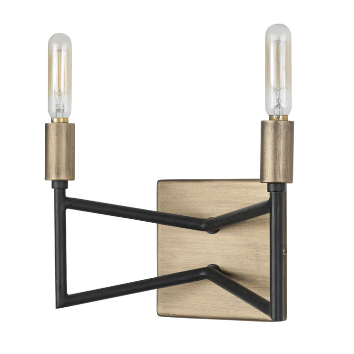 Varaluz Bodie 314B02HGCB Wall Sconce Light - Havana Gold/Carbon