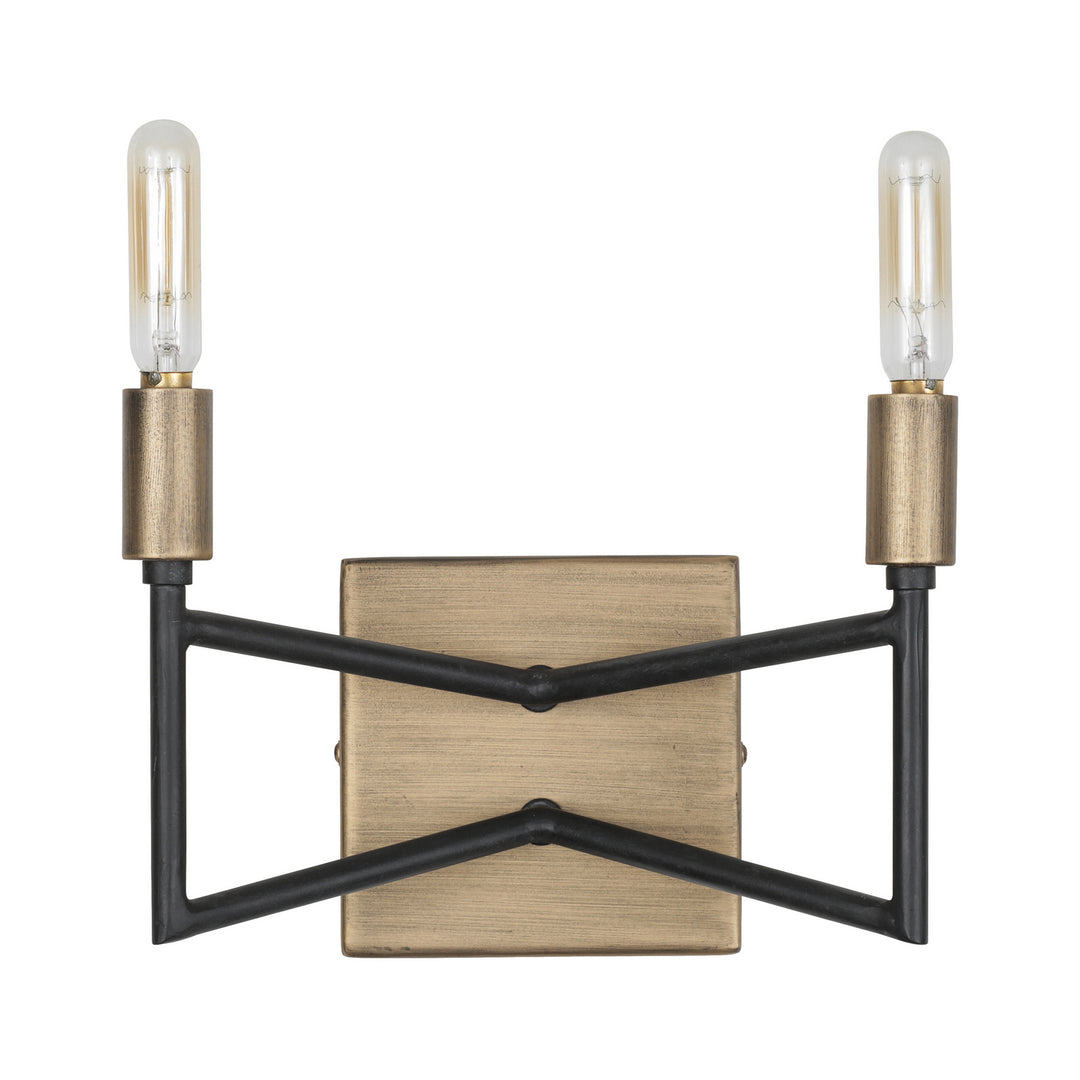 Varaluz Bodie 314B02HGCB Wall Sconce Light - Havana Gold/Carbon