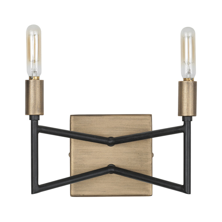 Varaluz Bodie 314B02HGCB Wall Sconce Light - Havana Gold/Carbon