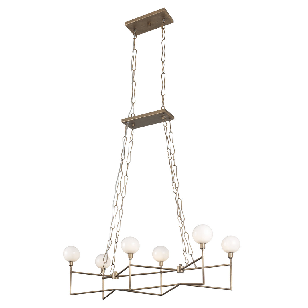 Varaluz Bodie 314N06HG Chandelier Light - Havana Gold