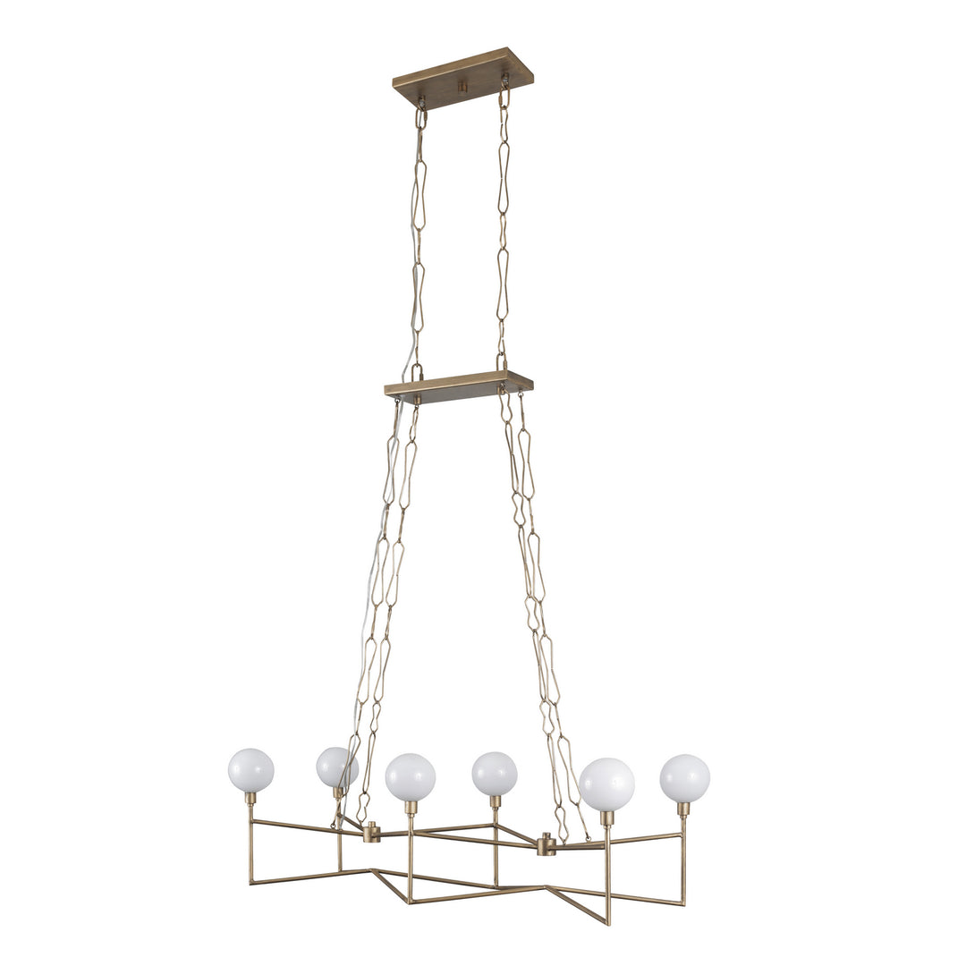 Varaluz Bodie 314N06HG Chandelier Light - Havana Gold