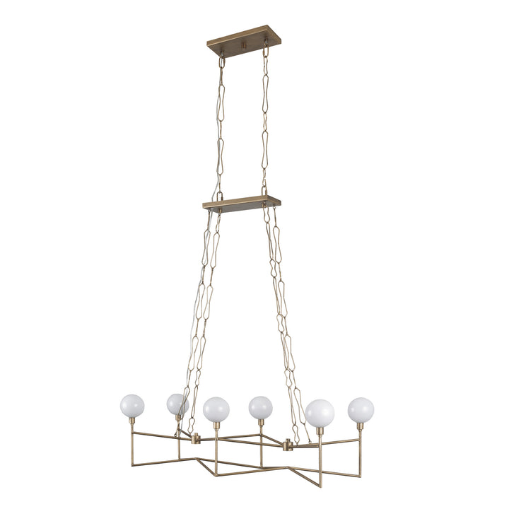 Varaluz Bodie 314N06HG Chandelier Light - Havana Gold