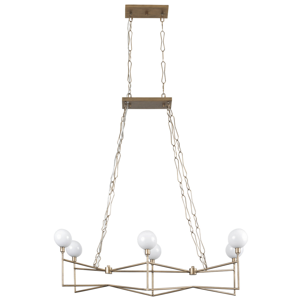 Varaluz Bodie 314N06HG Chandelier Light - Havana Gold