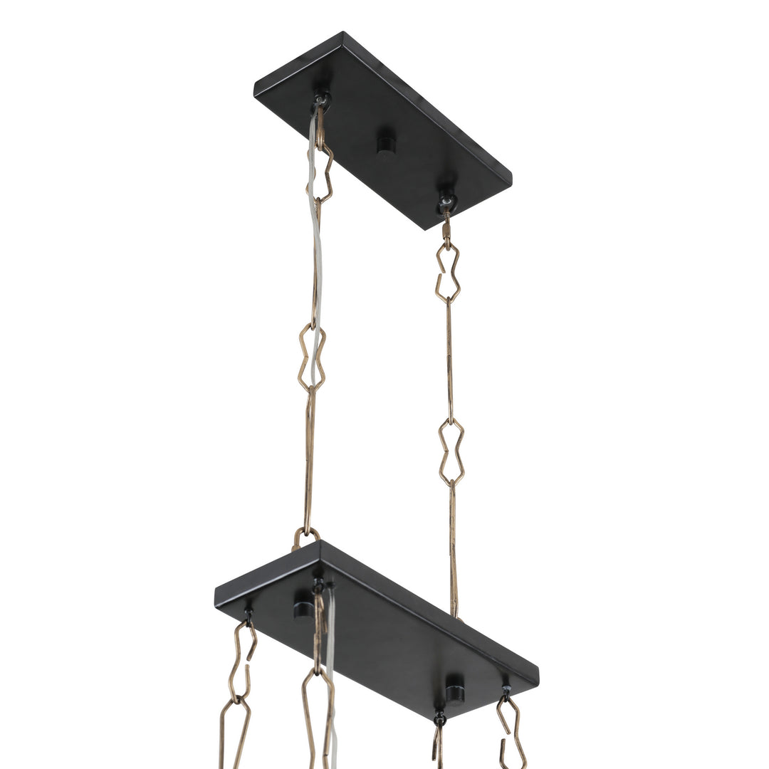 Varaluz Bodie 314N08HGCB Pendant Light - Havana Gold/Carbon