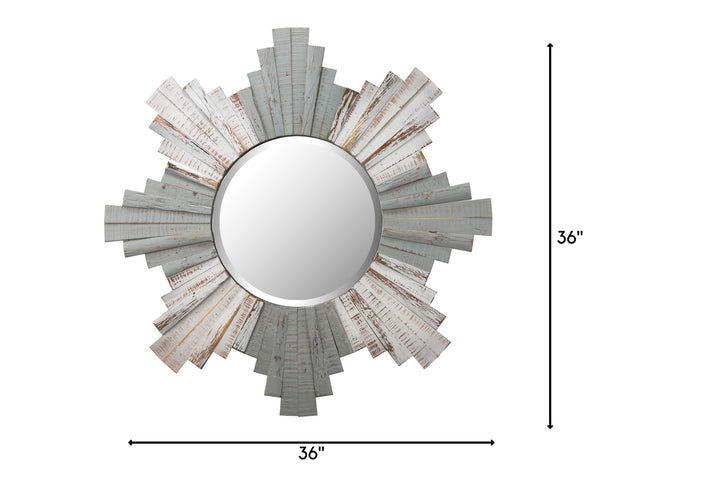 Varaluz Lighting 405A60 Modern Varaluz Casa Mirror Pewter, Nickel, Silver