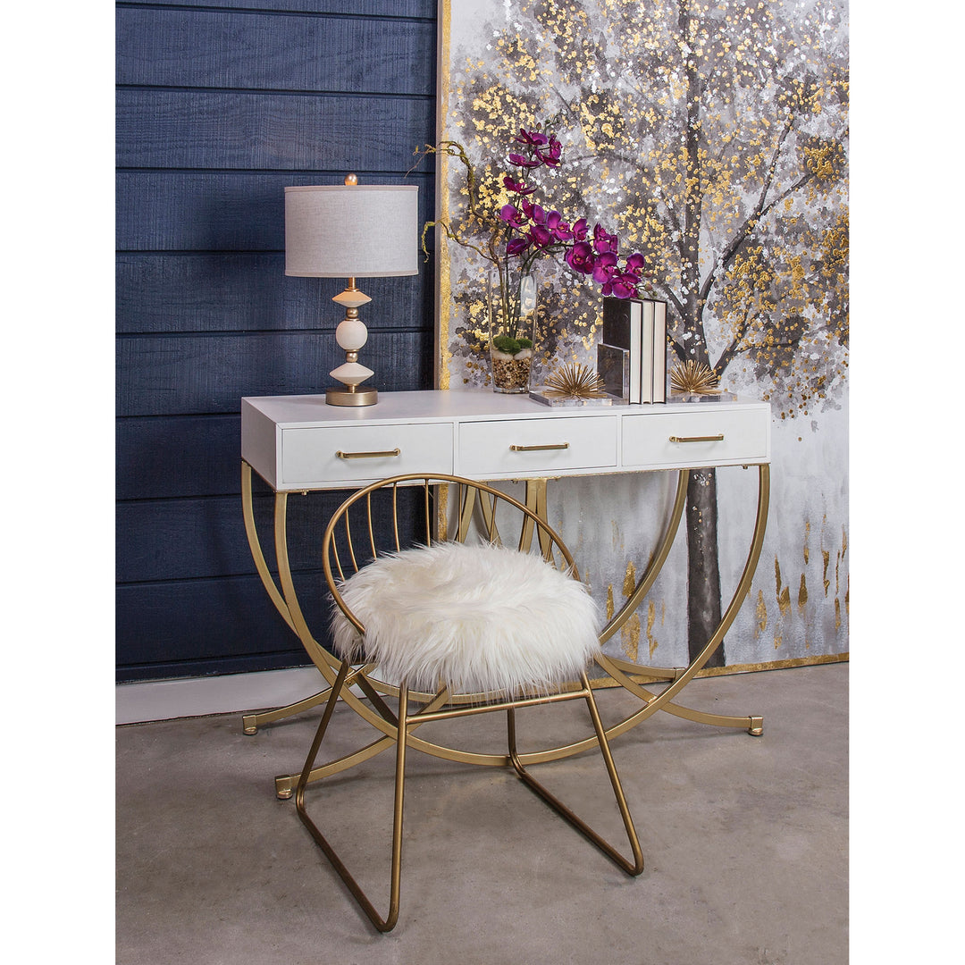 Elk Lighting 351-10558  Nuzzle Furniture Gold
