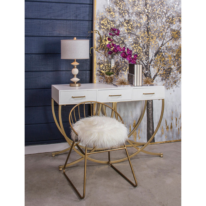 Elk Lighting 351-10558  Nuzzle Furniture Gold