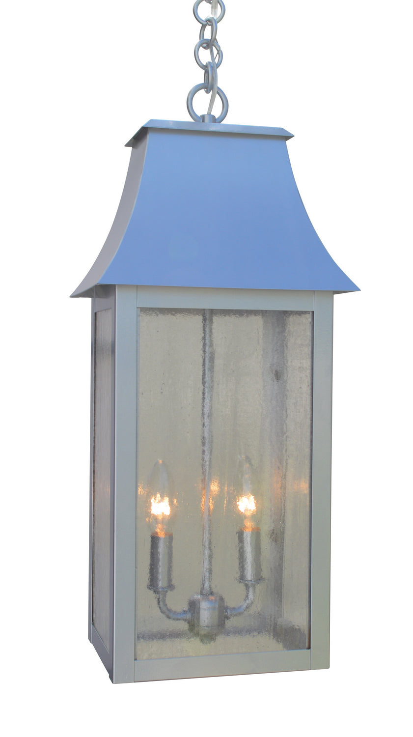Arroyo Lighting ORH-10CS-P Orpington Two Light Pendant Outdoor Pewter, Nickel, Silver