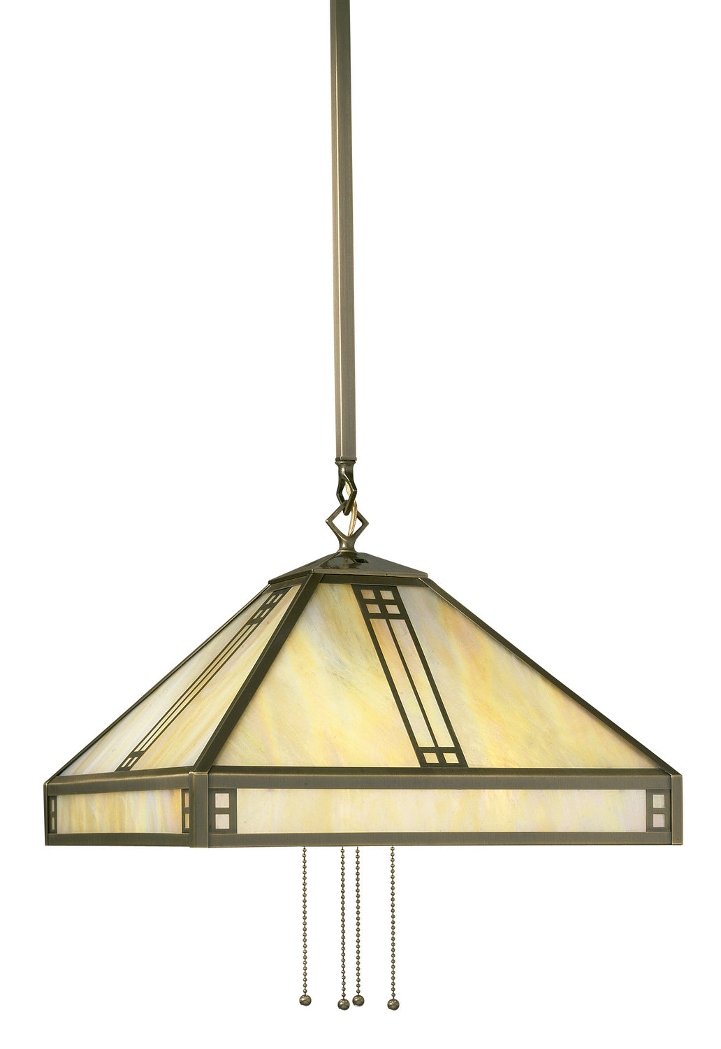 Arroyo Prairie PSH-15GW-AB Pendant Light - Antique Brass