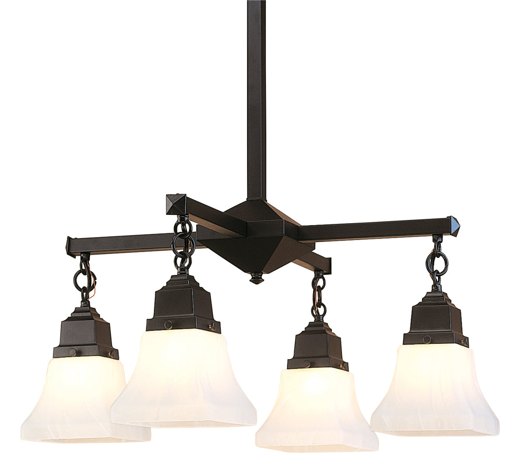 Arroyo Ruskin RCH-4-BK Chandelier Light - Satin Black
