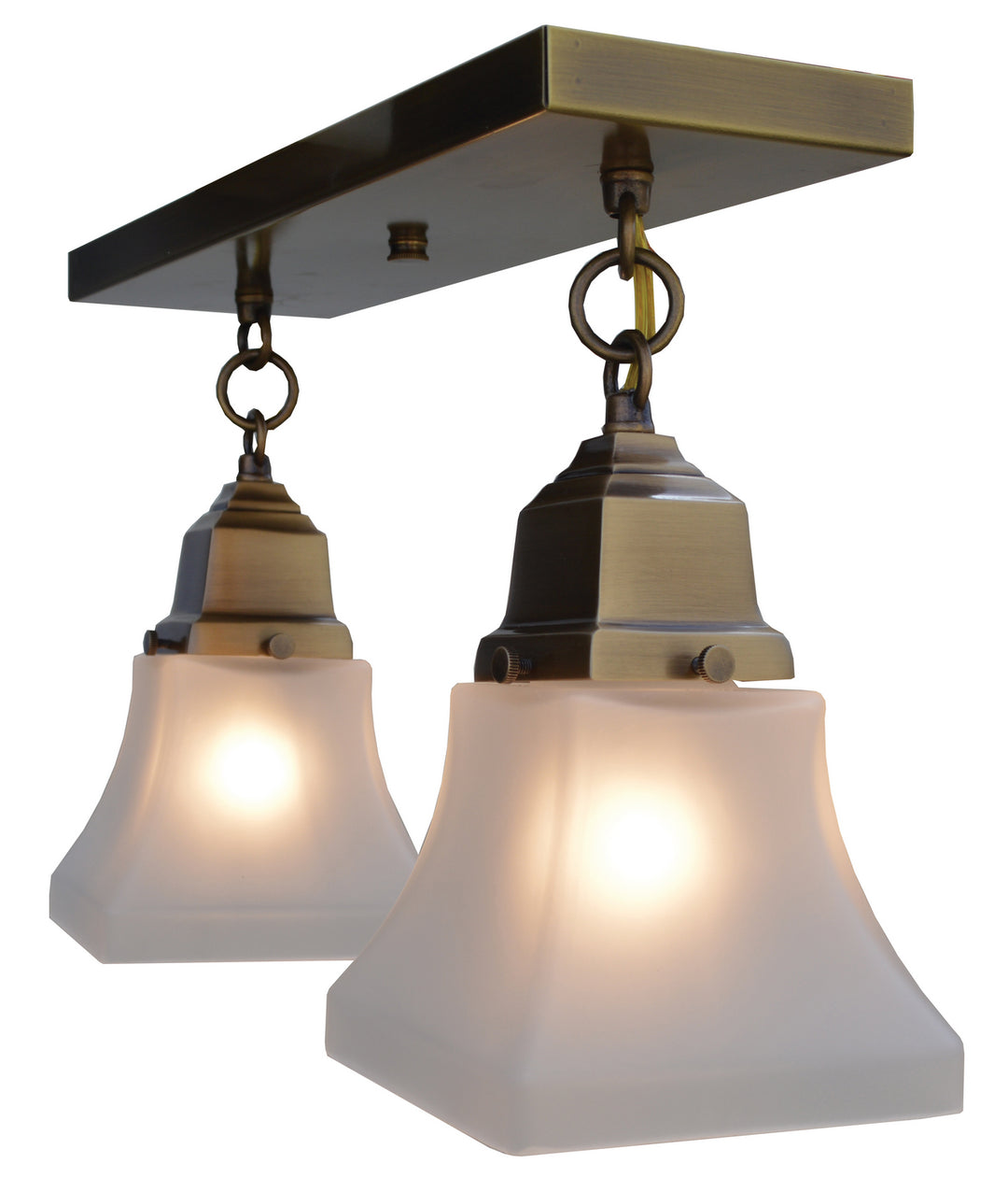 Arroyo Ruskin RCM-2-AB Ceiling Light - Antique Brass