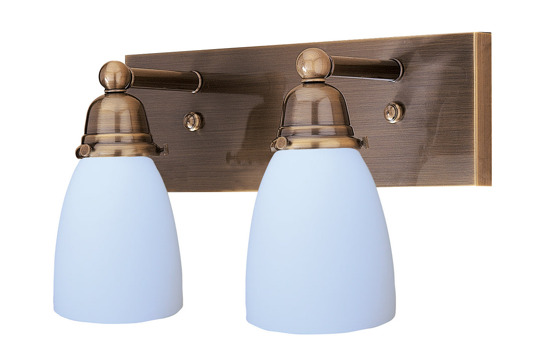 Arroyo Simplicity SLB-2-AB Bath Vanity Light 14 in. wide - Antique Brass