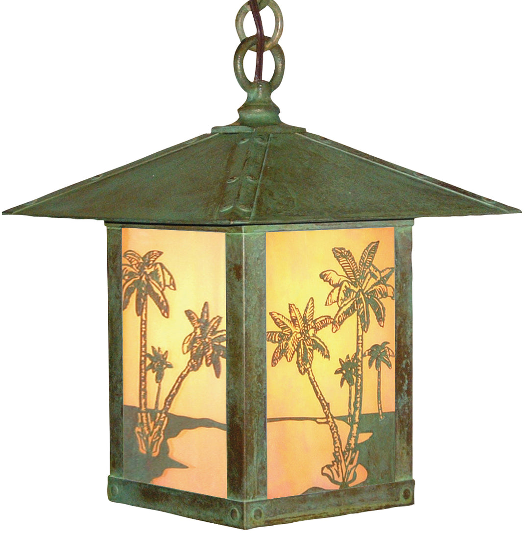 Arroyo Lighting TRH-16PTGW-VP Timber Ridge One Light Pendant Outdoor Verde