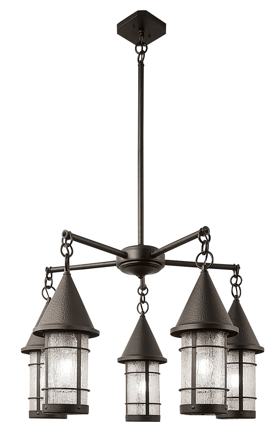 Arroyo Valencia VCH-7/5RM-BZ Chandelier Light - Bronze