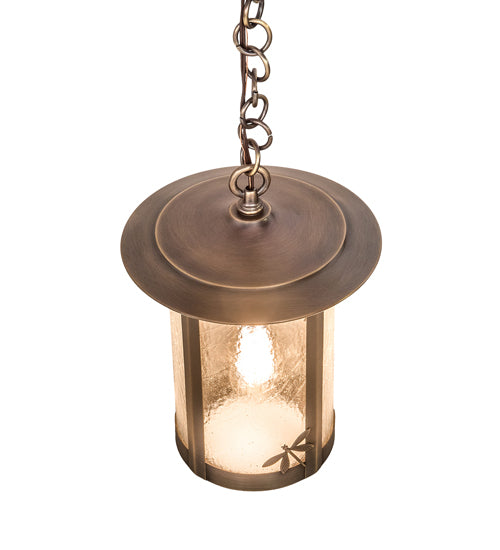 Meyda Tiffany Lighting 90235 Fulton One Light Pendant Outdoor Brass